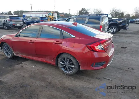 2020 Honda Civic Ex-L z USA, uszkodzony, nr VIN 19XFC1F78LE012341